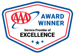 AAA logo with trust symbol